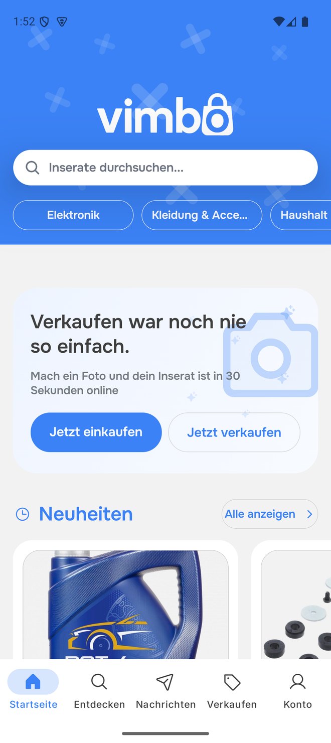 Vimbo app preview