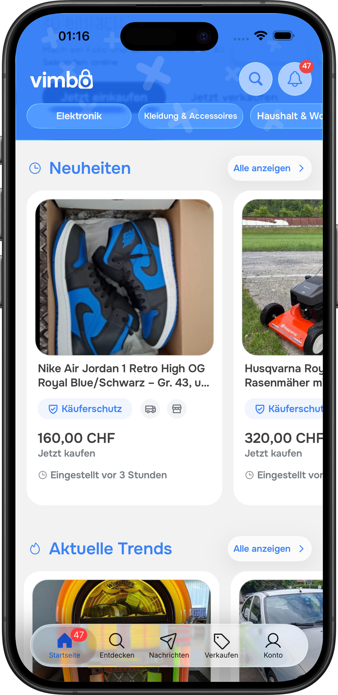 Vimbo app preview